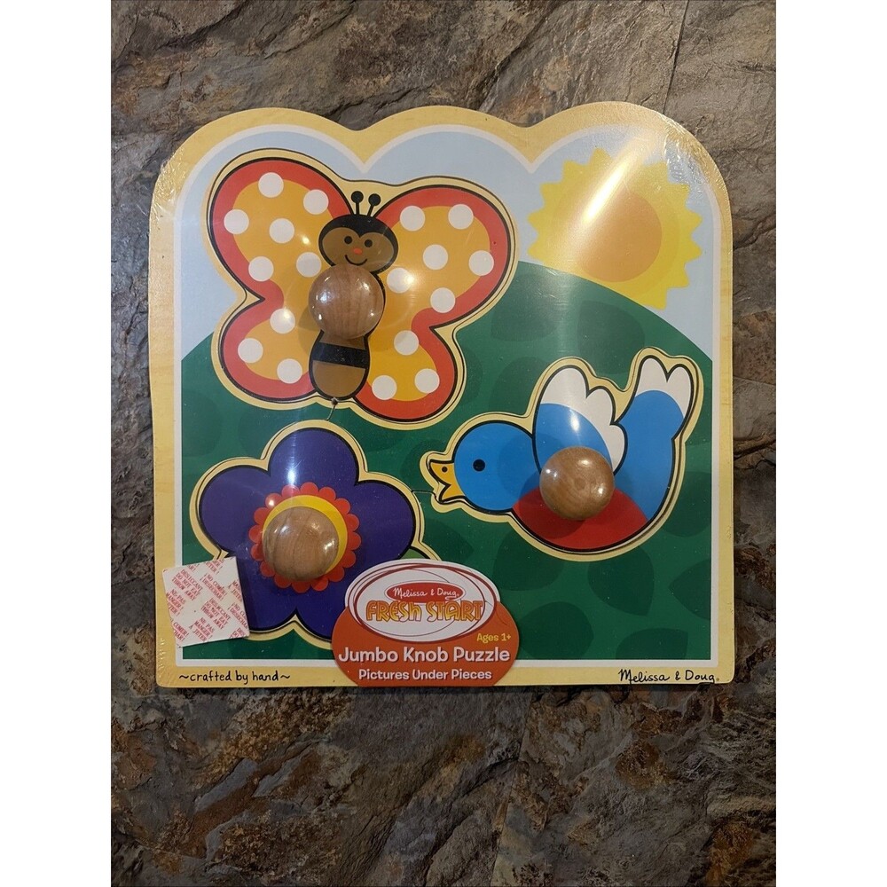 Melissa and Doug Jumbo Knob Puzzle Fresh Start
